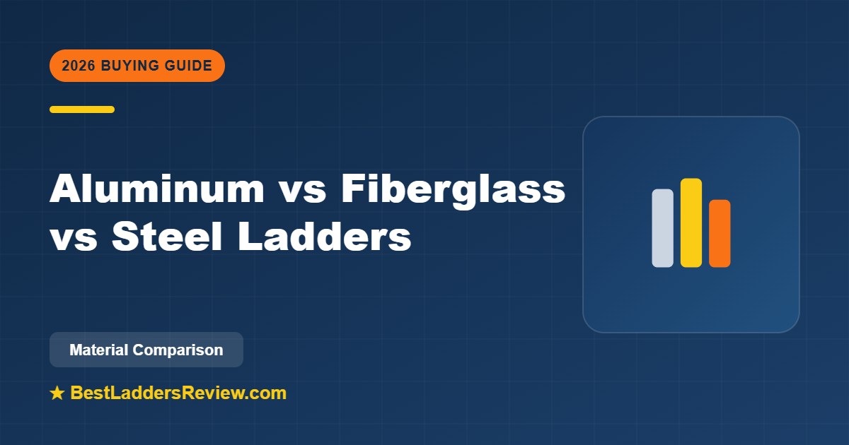 Aluminum vs fiberglass vs steel ladders comparison
