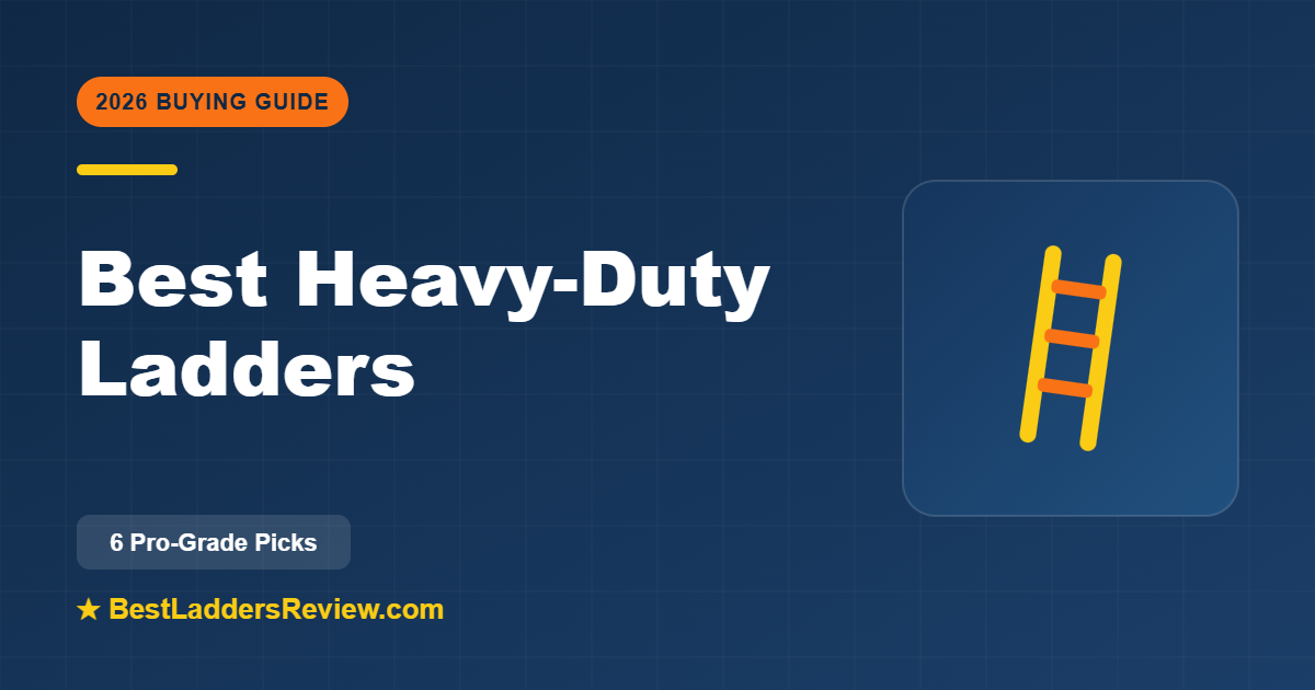 Best heavy-duty 300 to 375 lb ladders in 2026