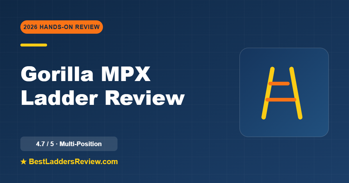 Gorilla MPX multi-position ladder review 2026