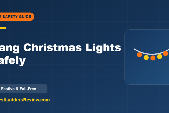 How to hang Christmas lights safely with a ladder 2026