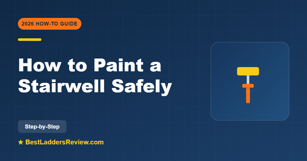 How to paint a stairwell safely 2026