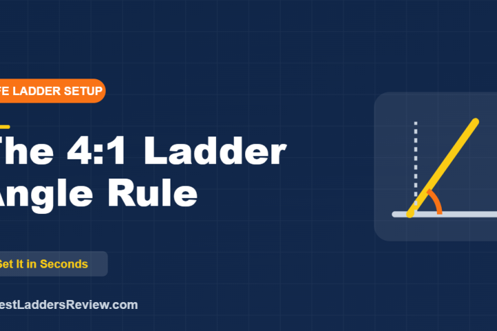How to set the correct 4 to 1 ladder angle in 2026