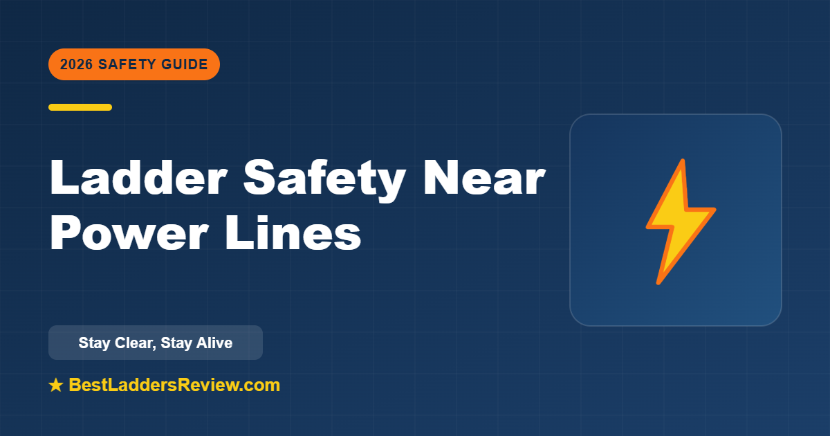 Ladder safety near power lines — avoid electrocution 2026