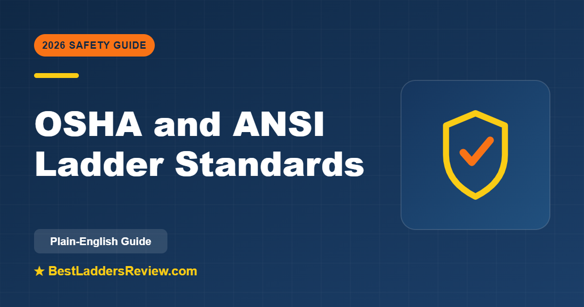 OSHA and ANSI ladder standards explained